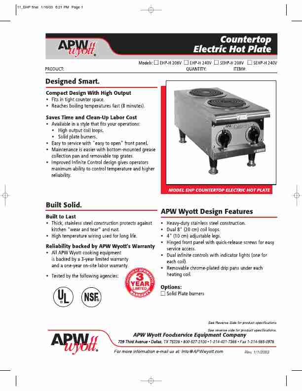 APW Wyott Food Warmer EHP-H-page_pdf